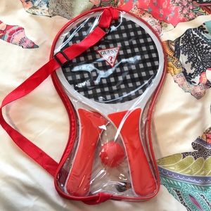 Guess Beach Paddle w/ ball and case